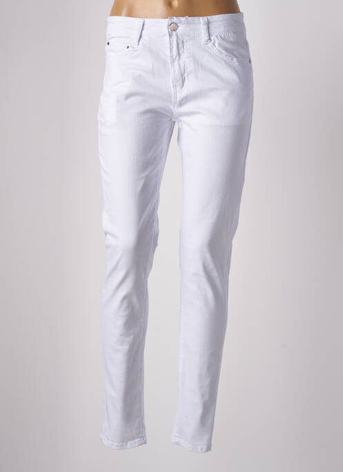 Pantalon slim blanc KALISSON pour femme