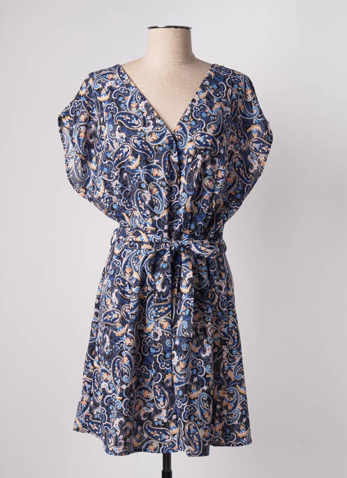 Robe courte bleu SARAH JOHN pour femme