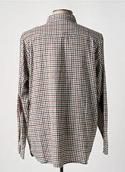 Chemise manches longues marron OAKS VALLEY pour homme seconde vue