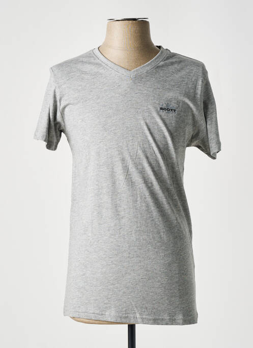 T-shirt gris SCOTT pour homme