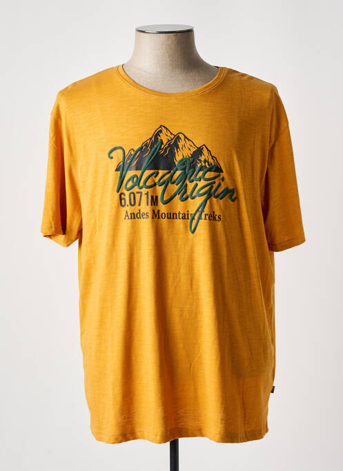 T-shirt jaune OAKS VALLEY pour homme