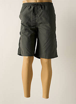Bermuda taille élastique taille normale gris OAKS VALLEY homme