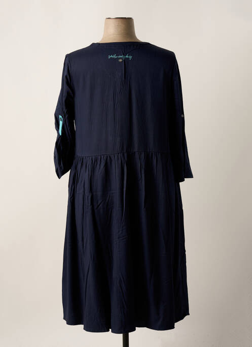 Robe mi-longue bleu SHEEGO pour femme