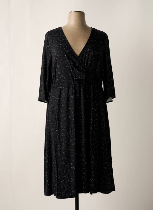 Robe mi-longue noir SHEEGO pour femme