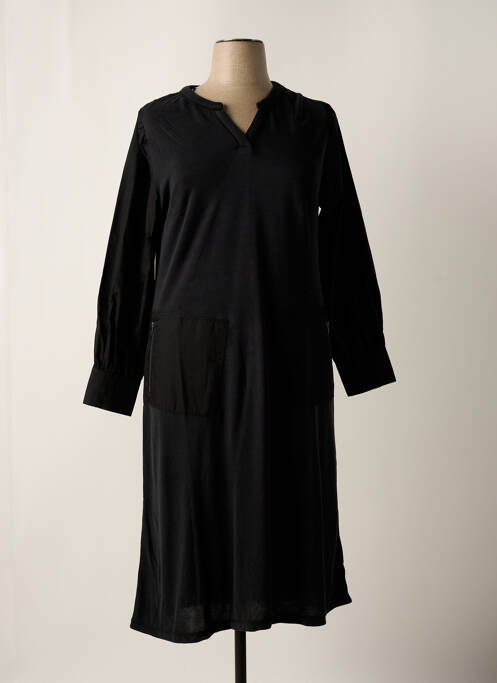 Robe mi-longue noir SHEEGO pour femme