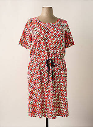 Robe mi-longue rouge SHEEGO femme