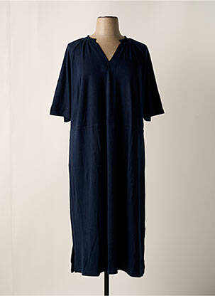 Robe mi-longue bleu SHEEGO pour femme