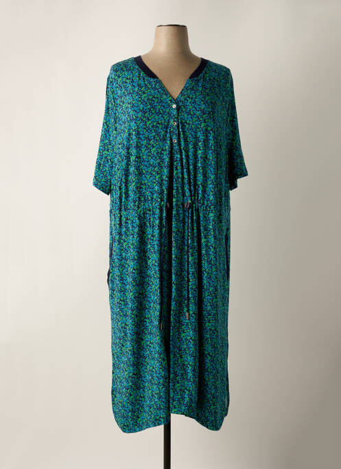 Robe mi-longue bleu SHEEGO pour femme