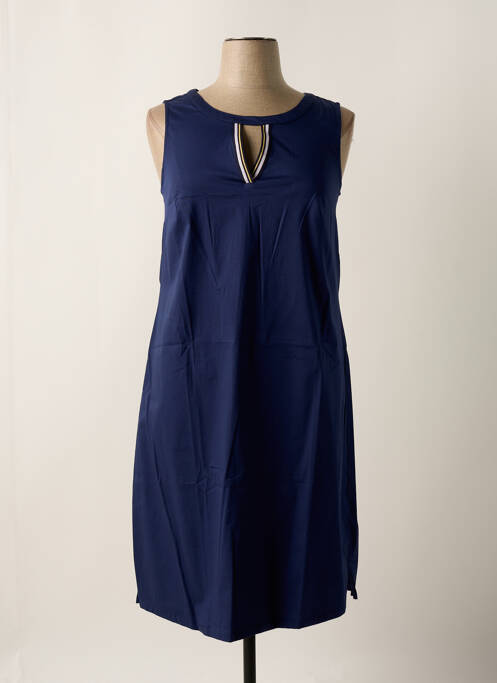 Robe mi-longue bleu SHEEGO pour femme