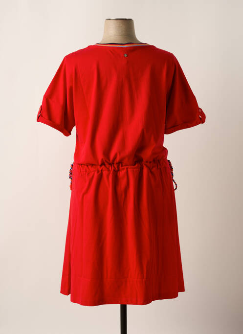 Robe mi-longue rouge SHEEGO pour femme