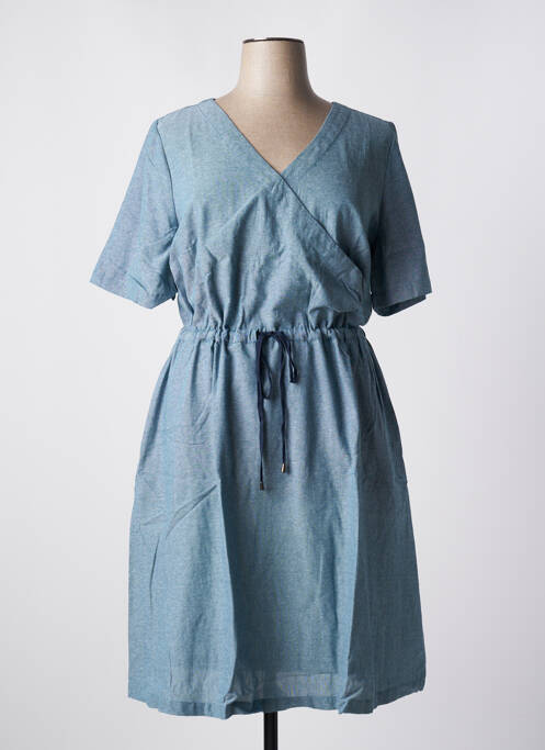 Robe courte bleu SHEEGO femme