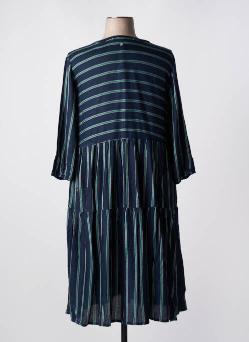 Robe mi-longue bleu SHEEGO pour femme