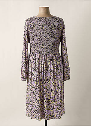 Robe longue manches longues manches longues violet SHEEGO femme