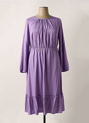 Robe mi-longue violet SHEEGO pour femme seconde vue