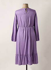 Robe mi-longue violet SHEEGO pour femme seconde vue