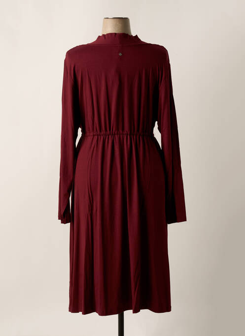 Robe longue manches longues manches longues rouge SHEEGO femme