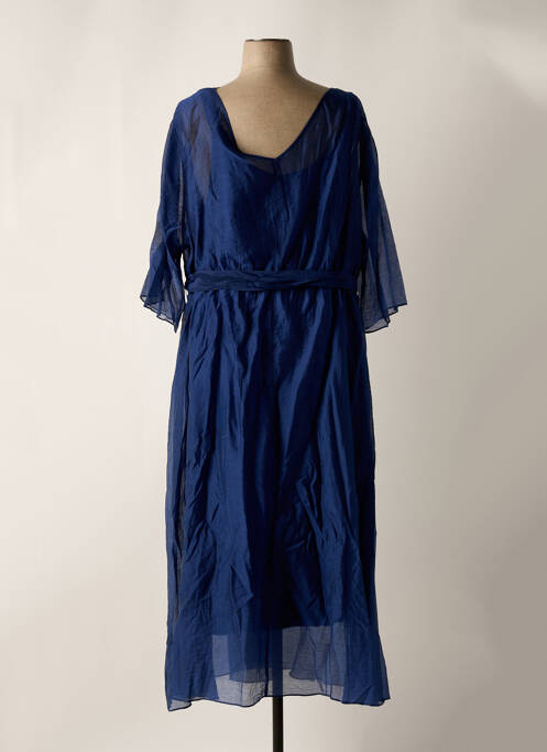 Robe longue bleu SHEEGO pour femme