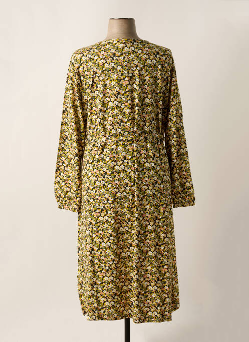 Robe longue jaune SHEEGO pour femme