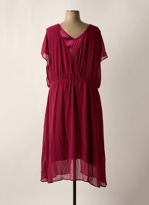 Robe mi-longue rouge SHEEGO femme