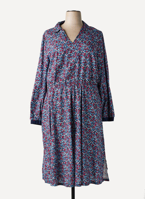 Robe mi-longue bleu SHEEGO pour femme