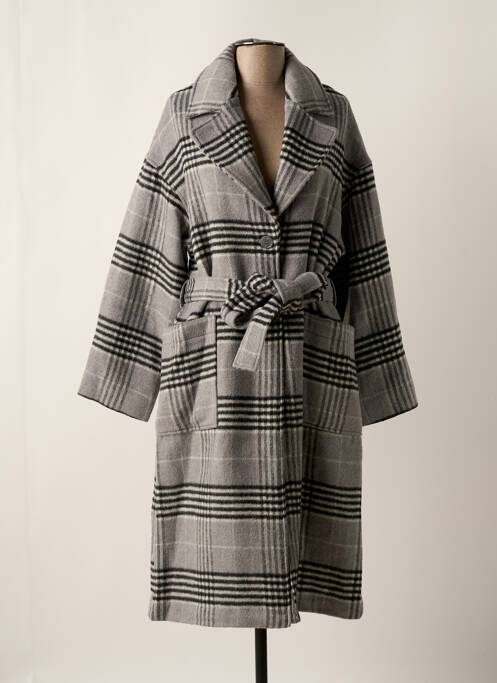 Manteau long gris HEINE femme