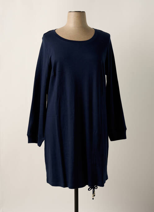 Robe mi-longue bleu SHEEGO pour femme