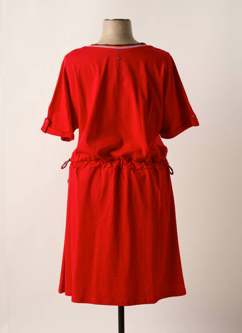Robe mi-longue rouge SHEEGO pour femme