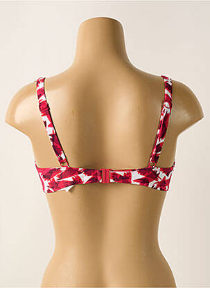 Haut de maillot de bain bretelles élastiquées ajustables haut soutien-gorge balconnet rose SIMONE PERELE femme