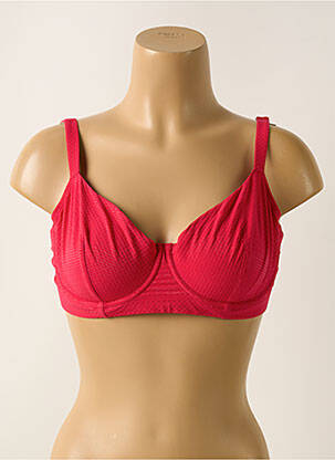 Haut de maillot de bain stretch haut soutien-gorge emboitant rose SIMONE PERELE femme