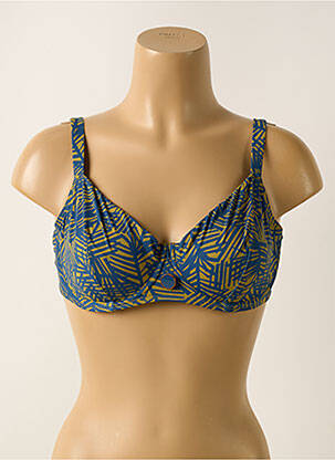 Haut de maillot de bain stretch haut soutien-gorge emboitant vert SIMONE PERELE femme
