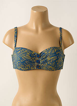 Haut de maillot de bain stretch haut bandeau vert SIMONE PERELE femme