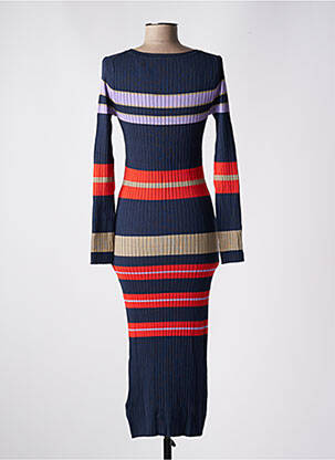 Robe longue manches longues manches longues bleu ESPRIT femme