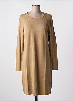 Robe pull stretch manches longues beige ESPRIT femme
