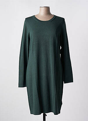 Robe pull stretch manches longues vert ESPRIT femme