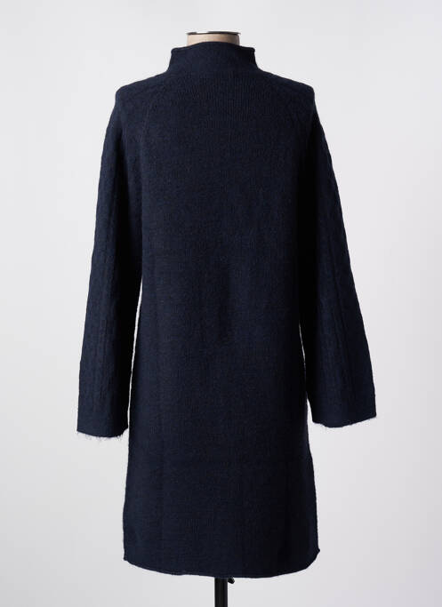 Robe pull coupe droite manches longues bleu ESPRIT femme