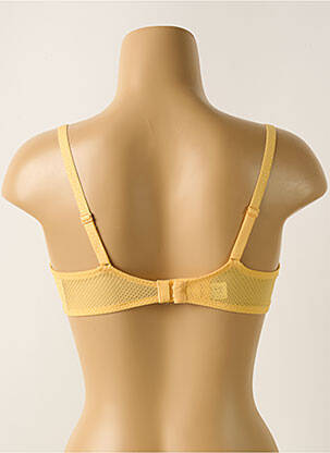 Soutien-gorge légère et transparente haut soutien-gorge emboitant jaune CHANTELLE femme