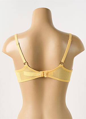Soutien-gorge légère et transparente haut soutien-gorge emboitant jaune CHANTELLE femme