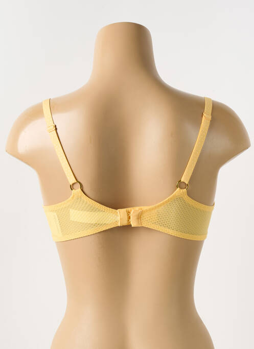 Soutien-gorge légère et transparente haut soutien-gorge emboitant jaune CHANTELLE femme