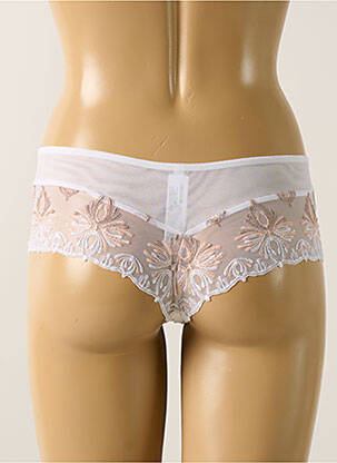 Shorty effet matière satinée blanc CHANTELLE femme