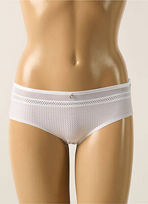 Shorty effet matière satinée blanc CHANTELLE femme