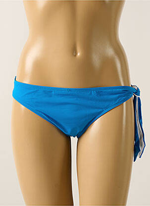 Bas de maillot de bain effet matière satinée culotte bleu AUBADE femme