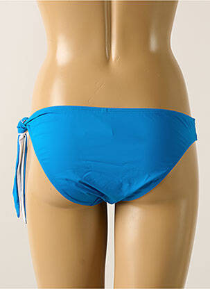 Bas de maillot de bain effet matière satinée culotte bleu AUBADE femme