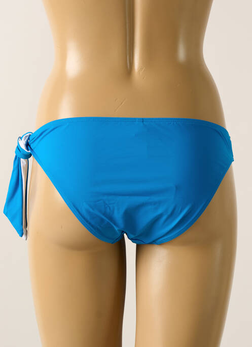 Bas de maillot de bain effet matière satinée culotte bleu AUBADE femme