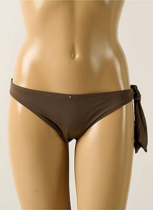 Bas de maillot de bain réversible culotte vert AUBADE femme