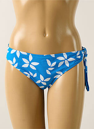 Bas de maillot de bain imprimé fantaisie culotte bleu AUBADE femme