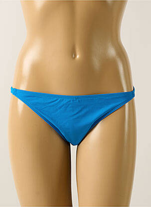 Bas de maillot de bain effet matière satinée culotte bleu AUBADE femme