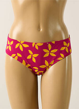 Bas de maillot de bain imprimé fantaisie culotte rose AUBADE femme