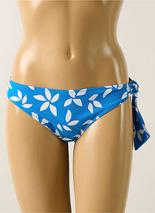 Bas de maillot de bain imprimé fantaisie culotte bleu AUBADE femme