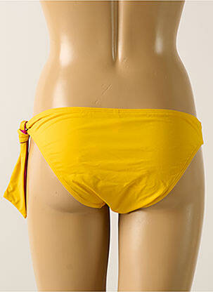 Bas de maillot de bain réversible culotte jaune AUBADE femme