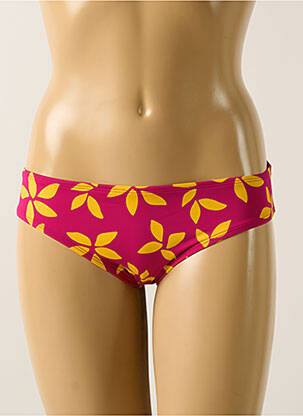 Bas de maillot de bain imprimé fantaisie culotte rose AUBADE femme